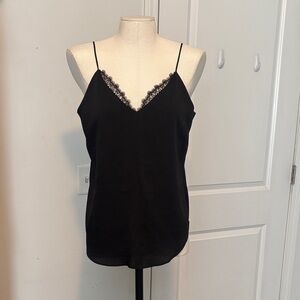 Express Black Lace-Trim Camisole